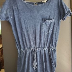 F21 Denim Fabric Jumpsuit